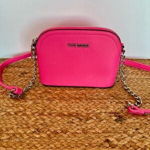Steve Madden Crossbody Barbiecore Y2K Sporty-Chic Glam Faux Leather Hot pink Bag